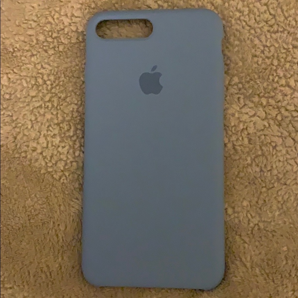 Apple silicone iPhone 7/8 plus case (dusty blue)